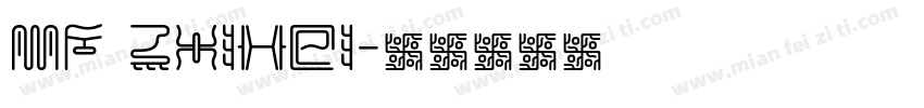 MF ZhiHei字体转换